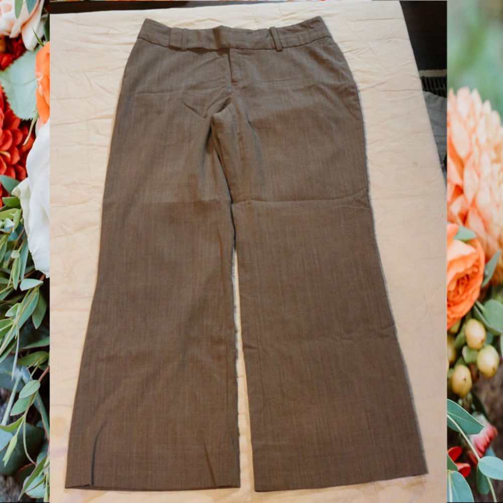 Banana Republic Martin Fit Stretch Lined Brown Gray Size 8
